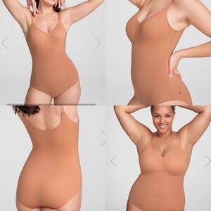 Cami body suit in cinnamon